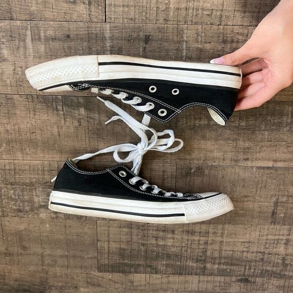 CONVERSE CHUCK TAYLOR ALLSTARS BLACK CANVAS LOW RISE SIZE 7 - Picture 4 of 6